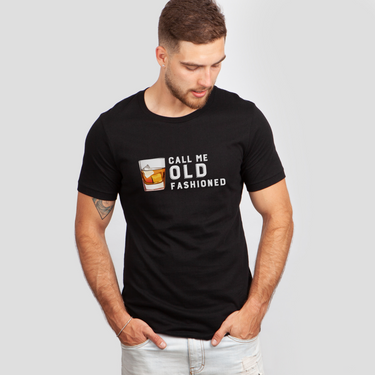 call me old fashioned whiskey black shirt